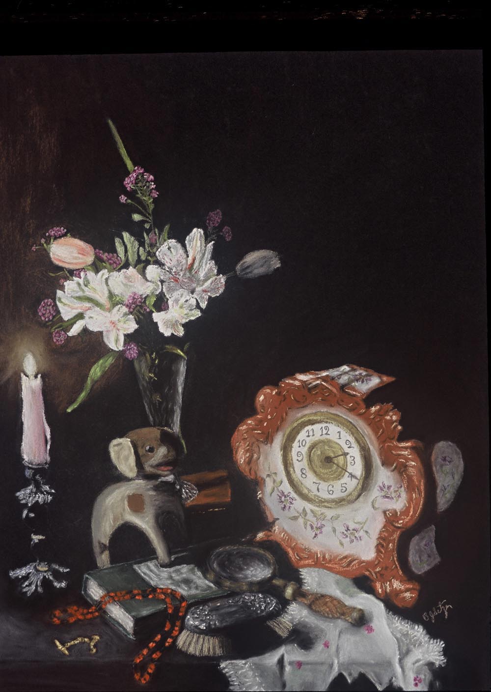Memories - Dog & Clock - Vanitas